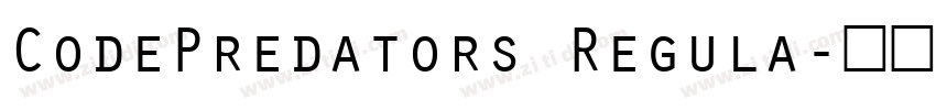 CodePredators Regula字体转换